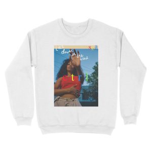 Alternative view of Sza CTRL doves in the wind poster Unisex Crewneck Sweatshirt