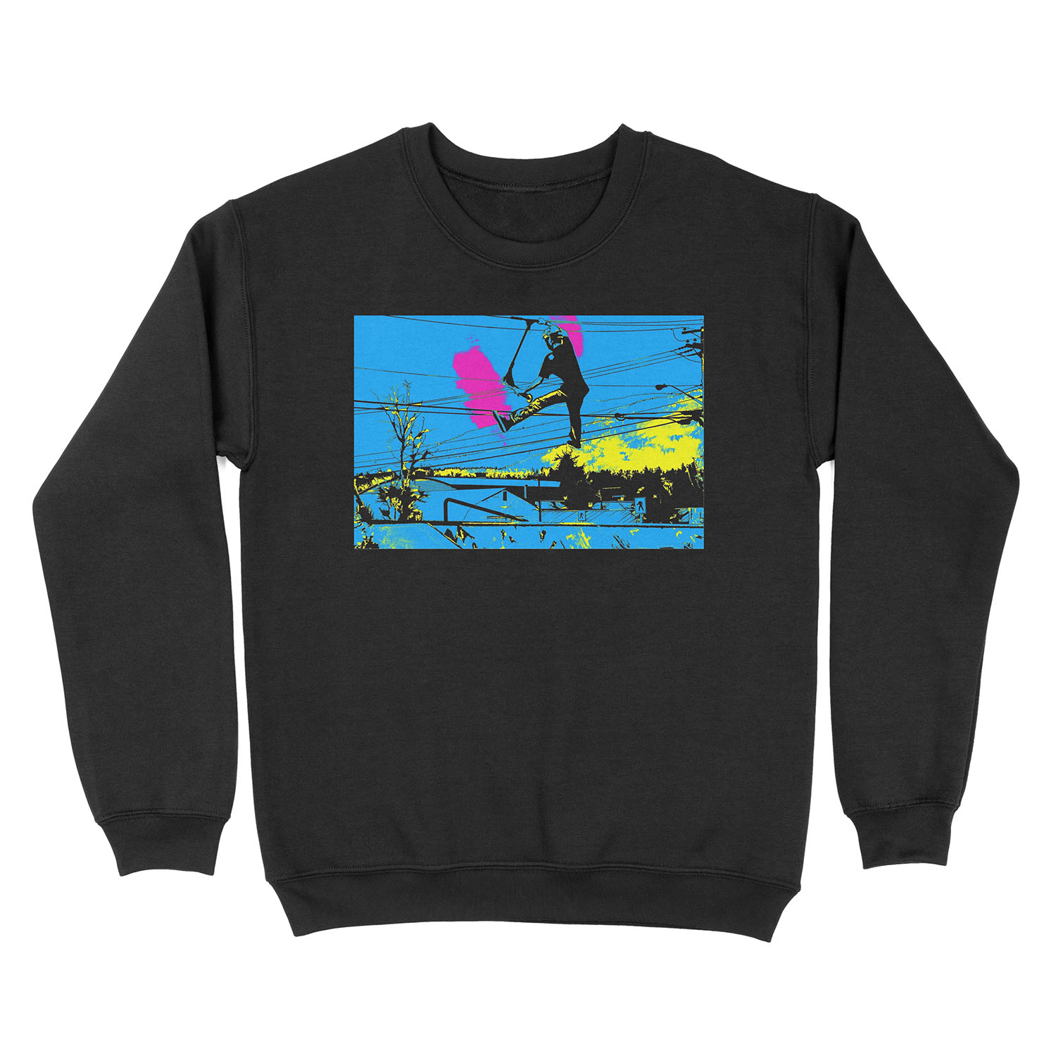 Tailgating - Stunt Scooter Tricks Unisex Crewneck Sweatshirt