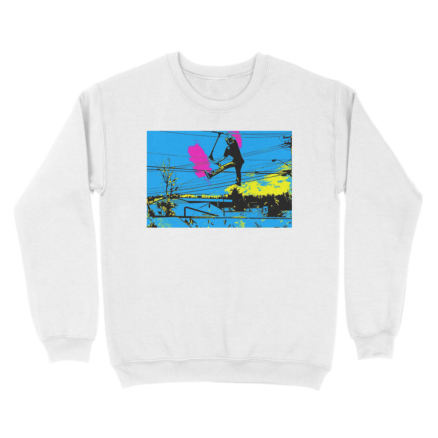 Tailgating - Stunt Scooter Tricks Unisex Crewneck Sweatshirt - Image 2