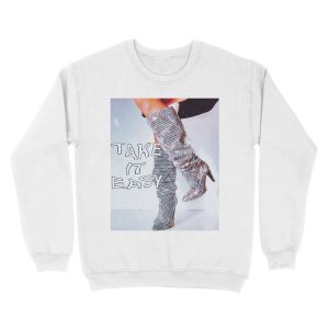 Alternative view of TAKE IT EASY Unisex Crewneck Sweatshirt