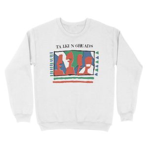 Alternative view of Talking Heads - Yellow 80's Unisex Crewneck Sweatshirt