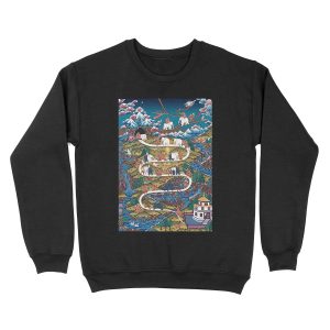 Taming The Elephant Mind Diagram Unisex Crewneck Sweatshirt
