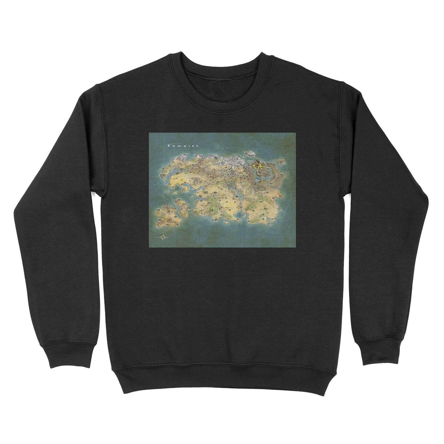 Tamriel Map Unisex Crewneck Sweatshirt