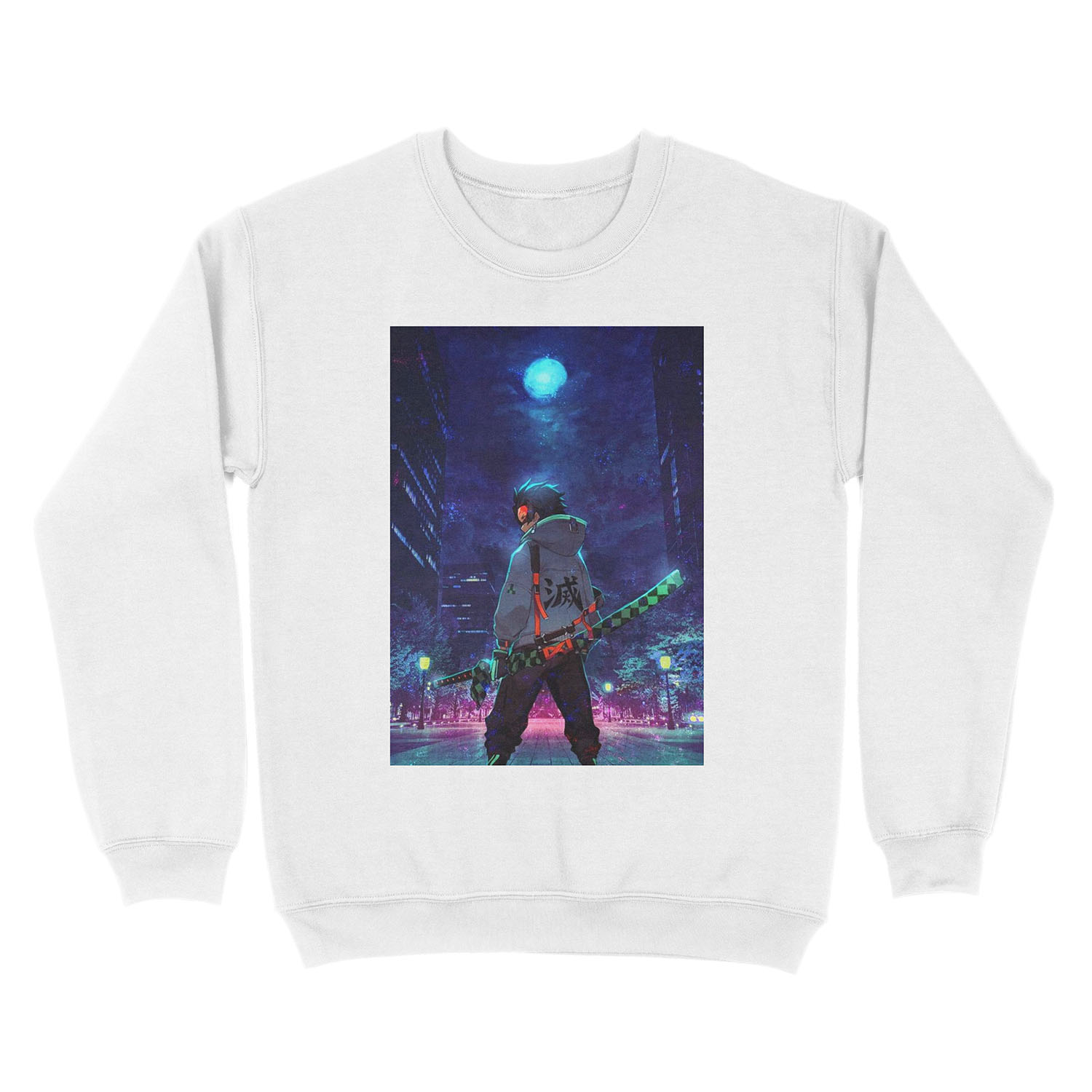 Tanjiro Kamado Demon Slayer Unisex Crewneck Sweatshirt - Image 2