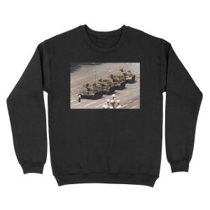 Tank Man, Tiananmen Square Unisex Crewneck Sweatshirt