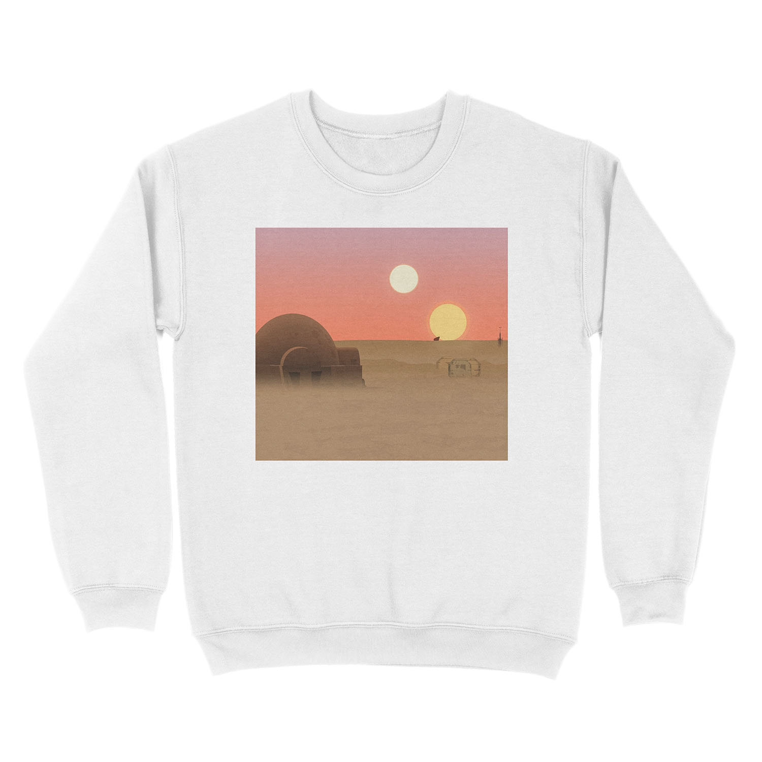Tatooine sunset Unisex Crewneck Sweatshirt - Image 2