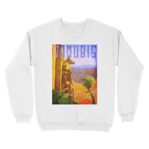 Alternative view of Temple of Anubis Vintage Travel Unisex Crewneck Sweatshirt