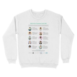 Alternative view of Ten Types of Scientist Unisex Crewneck Sweatshirt