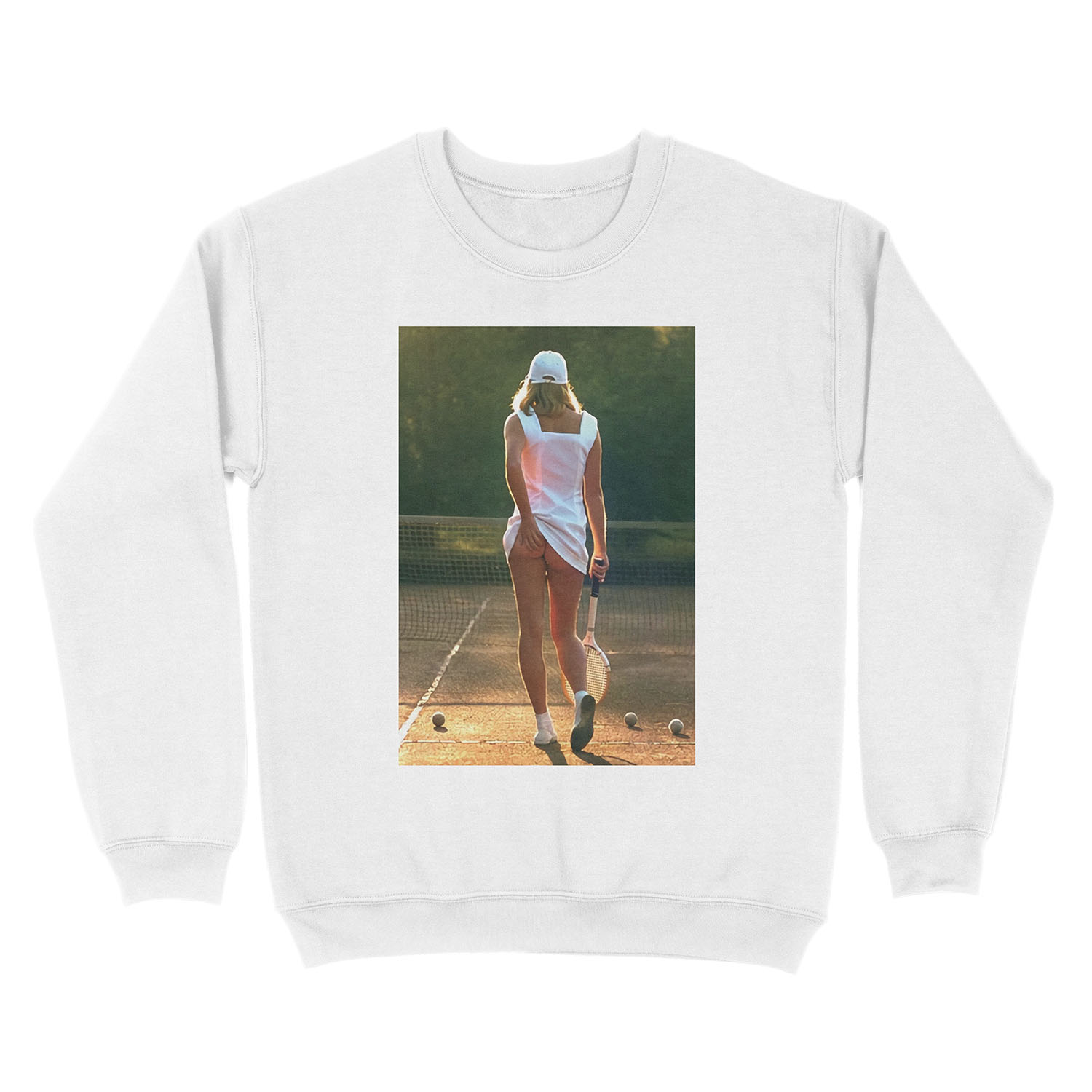 tennis girl martin elliott Unisex Crewneck Sweatshirt - Image 2