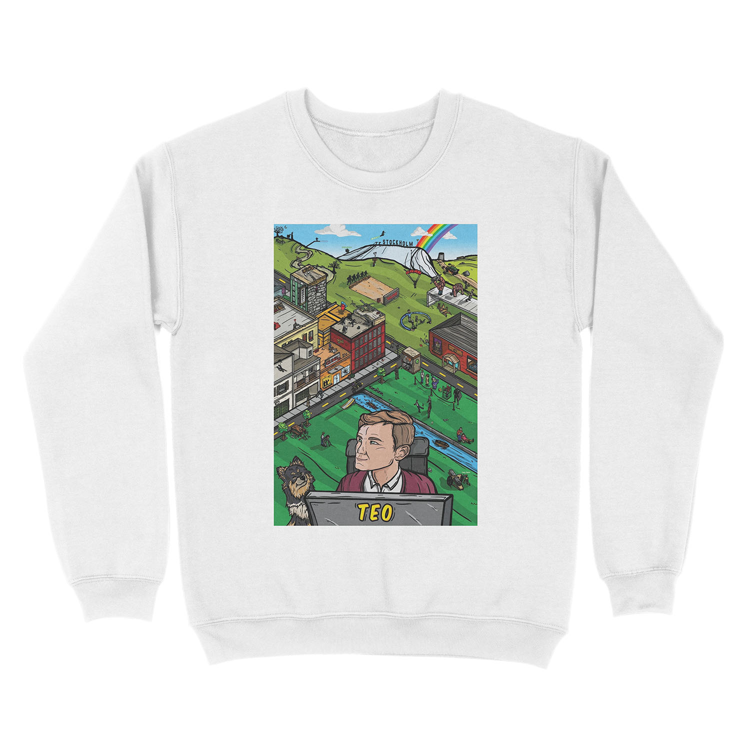 Teo's World - Unisex Crewneck Sweatshirt - Image 2