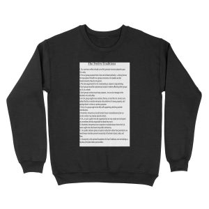 The 12 Traditions (12 Steps Also Available) Link Below in Artists Notes Unisex Crewneck Sweatshirt