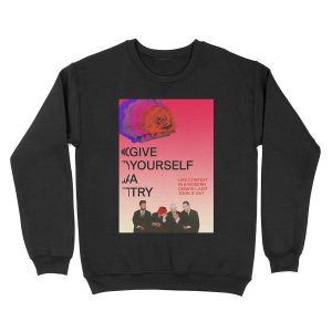 The 1975 Give Yourself A Try Artwork Unisex Crewneck Sweatshirt