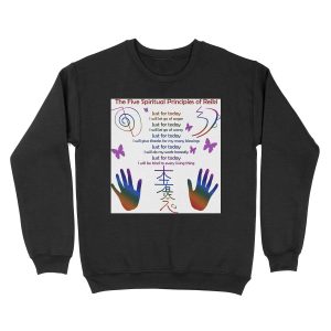The 5 Principles of Reiki Unisex Crewneck Sweatshirt