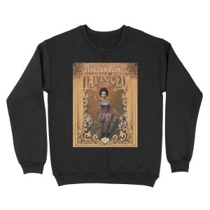 The Amazing Tattooed Lady Unisex Crewneck Sweatshirt