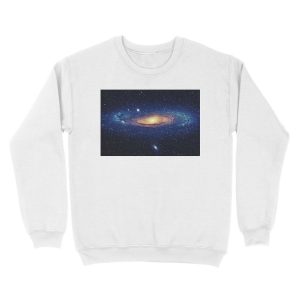 Alternative view of The Andromeda Galaxy Unisex Crewneck Sweatshirt