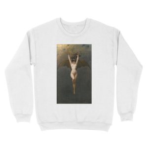 Alternative view of The Bat Woman Albert Joseph Pénot Unisex Crewneck Sweatshirt
