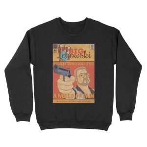 The Big Lebowski Comic Style Unisex Crewneck Sweatshirt