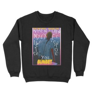 The Boy Who Chased The Sunset - Thoughts Unisex Crewneck Sweatshirt