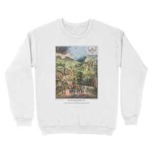 Alternative view of The Broad and the Narrow Way - 1883 English Edition Unisex Crewneck Sweatshirt