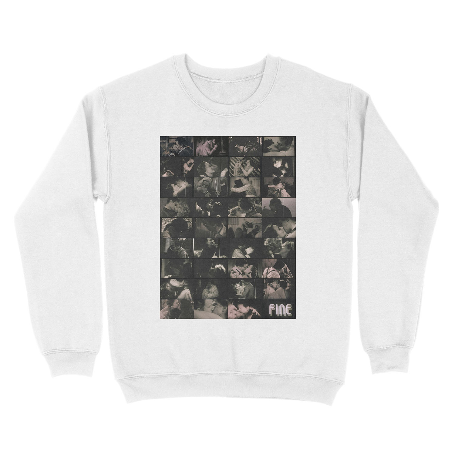 The Censored Kisses of Cinema Paradiso Unisex Crewneck Sweatshirt - Image 2