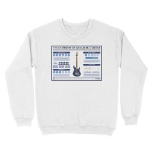 Alternative view of The Chemistry of an Electric Guitar Unisex Crewneck Sweatshirt