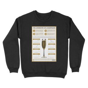 The Chemistry of Champagne Unisex Crewneck Sweatshirt