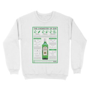 Alternative view of The Chemistry of Gin Unisex Crewneck Sweatshirt