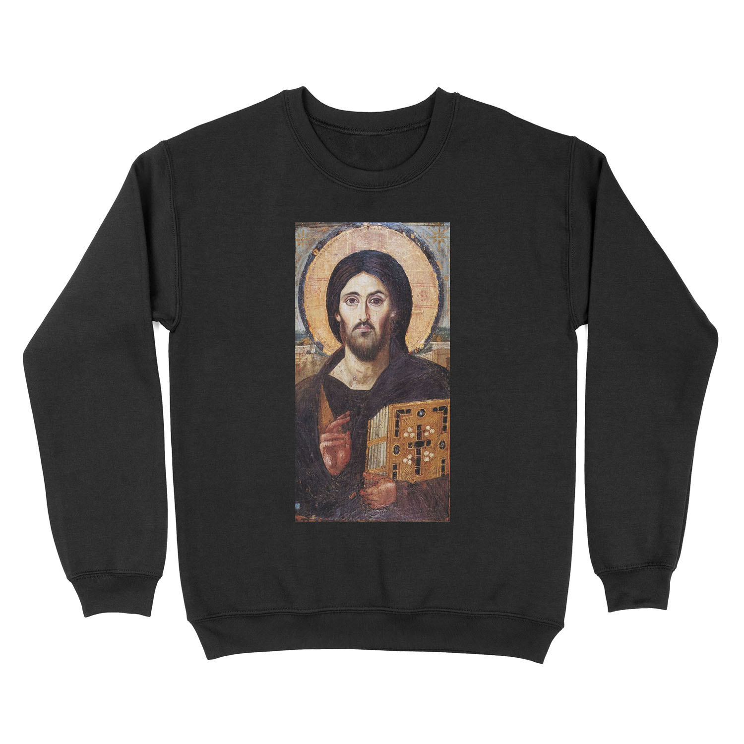 The Christ Pantocrator of St. Catherine’s Monastery at Sinai Unisex Crewneck Sweatshirt