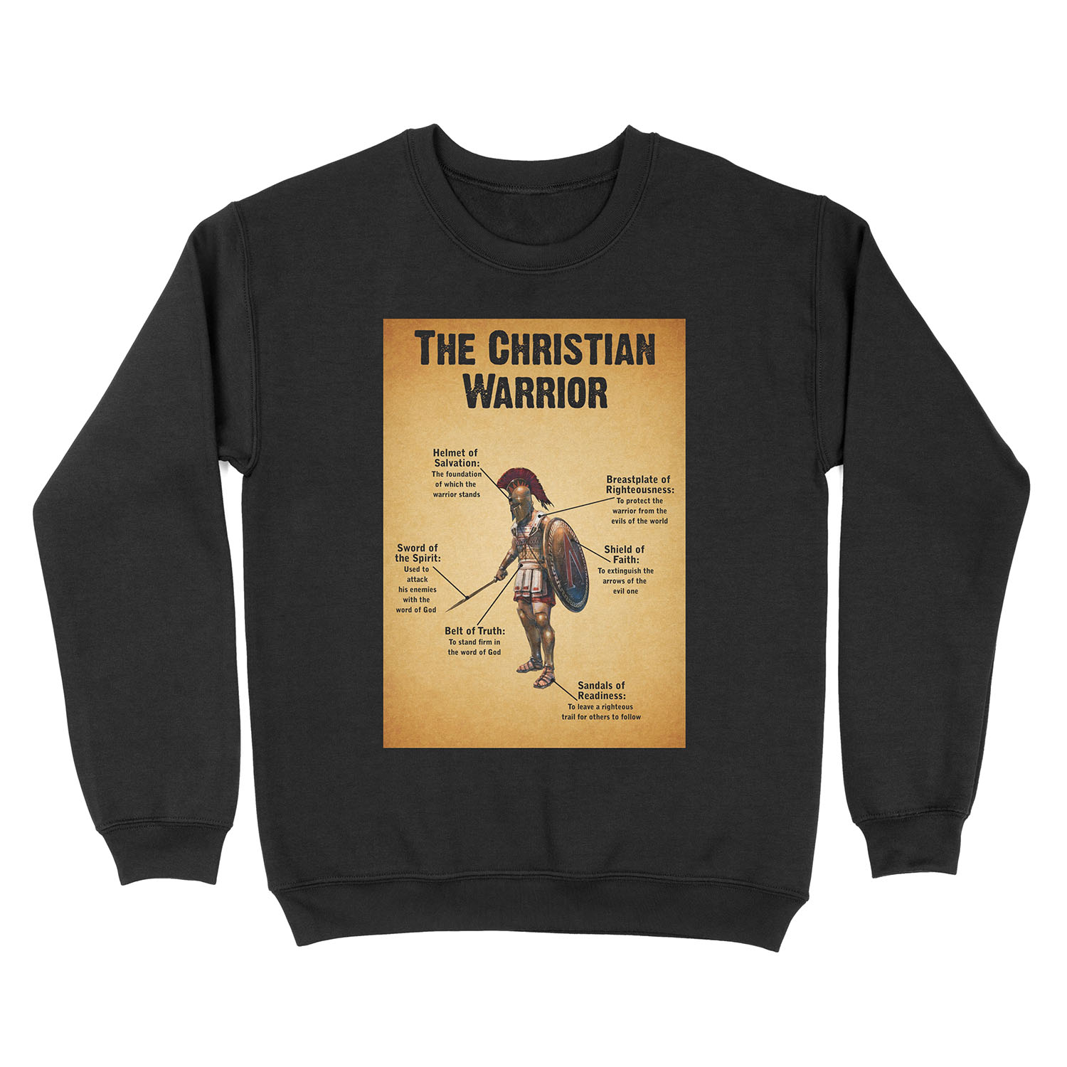 The Christian Warrior Unisex Crewneck Sweatshirt