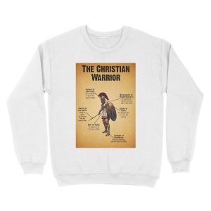 Alternative view of The Christian Warrior Unisex Crewneck Sweatshirt