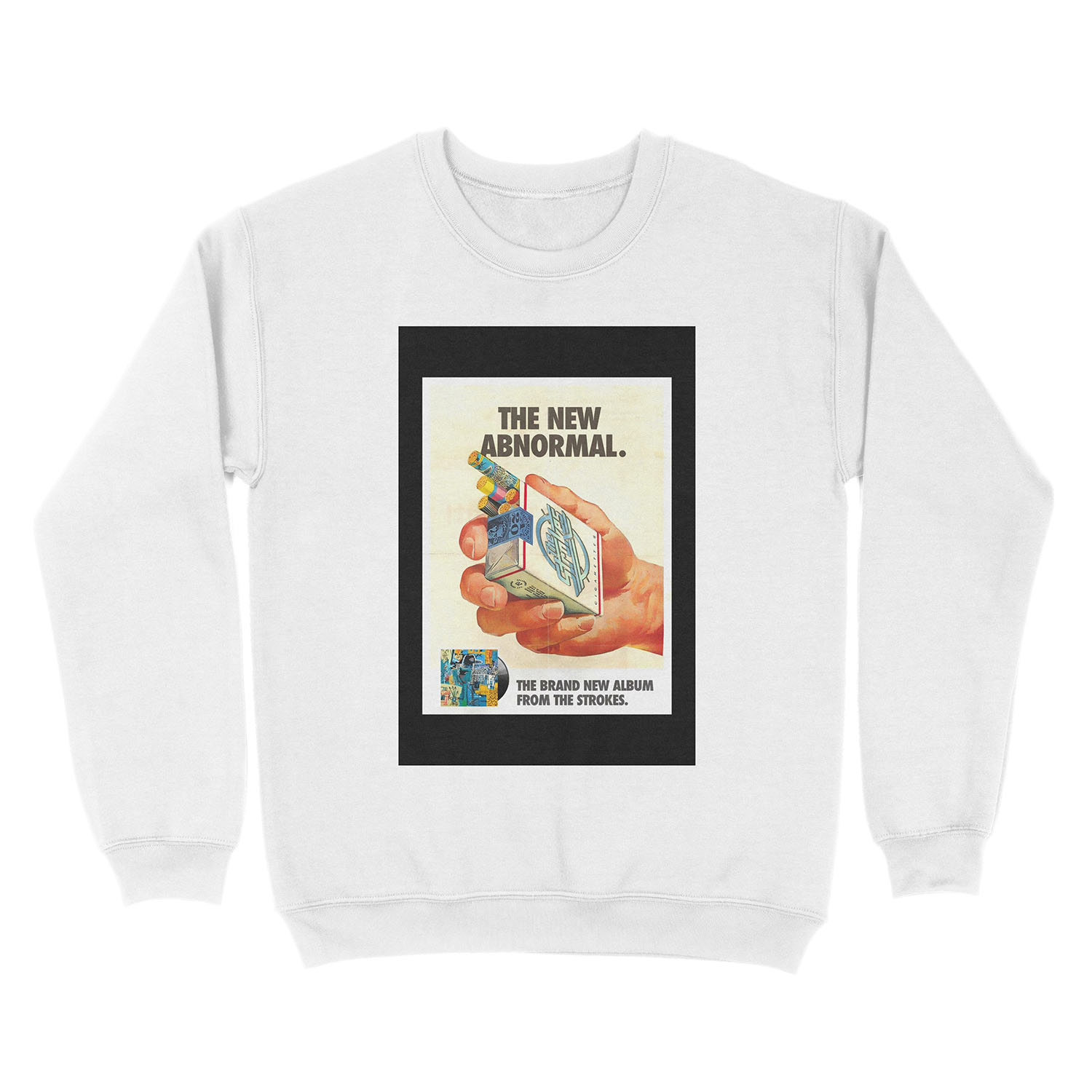 the cigarette box Unisex Crewneck Sweatshirt - Image 2