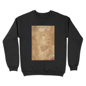 The Dark Tower - Mid-World Map Unisex Crewneck Sweatshirt
