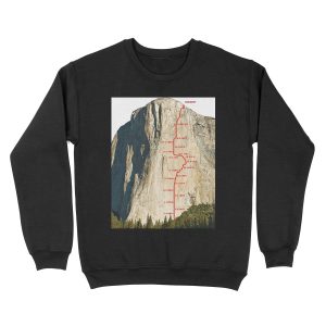 The Dawn Wall Yosemite Unisex Crewneck Sweatshirt
