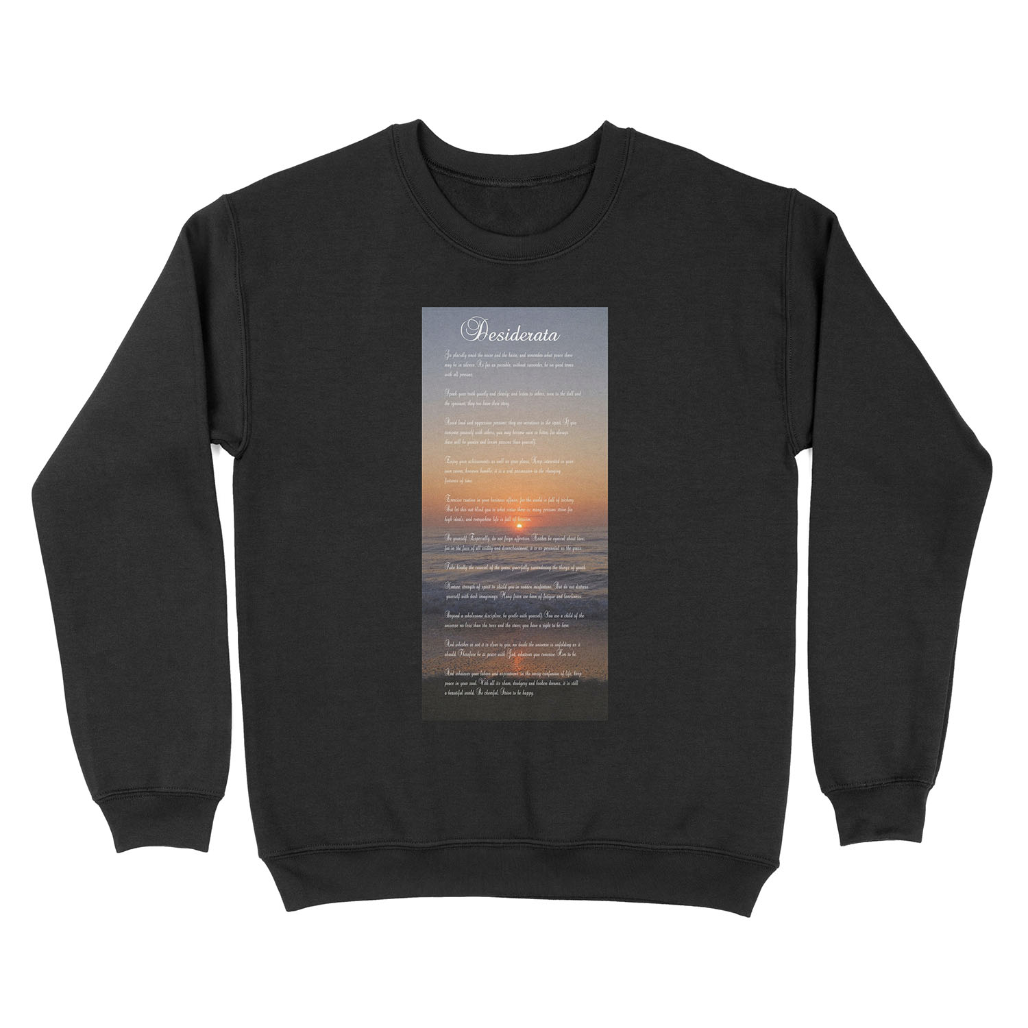 The DESIDERATA Unisex Crewneck Sweatshirt