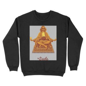 The Dude Budha The Big Lebowski Unisex Crewneck Sweatshirt