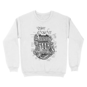 Alternative view of THE ENGINE Unisex Crewneck Sweatshirt