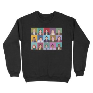 The Faces of The Office Unisex Crewneck Sweatshirt