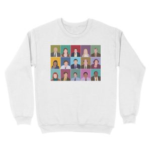 Alternative view of The Faces of The Office Unisex Crewneck Sweatshirt
