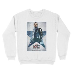 Alternative view of The Falcon and The Winter Soldier - Winter Soldier Unisex Crewneck Sweatshirt