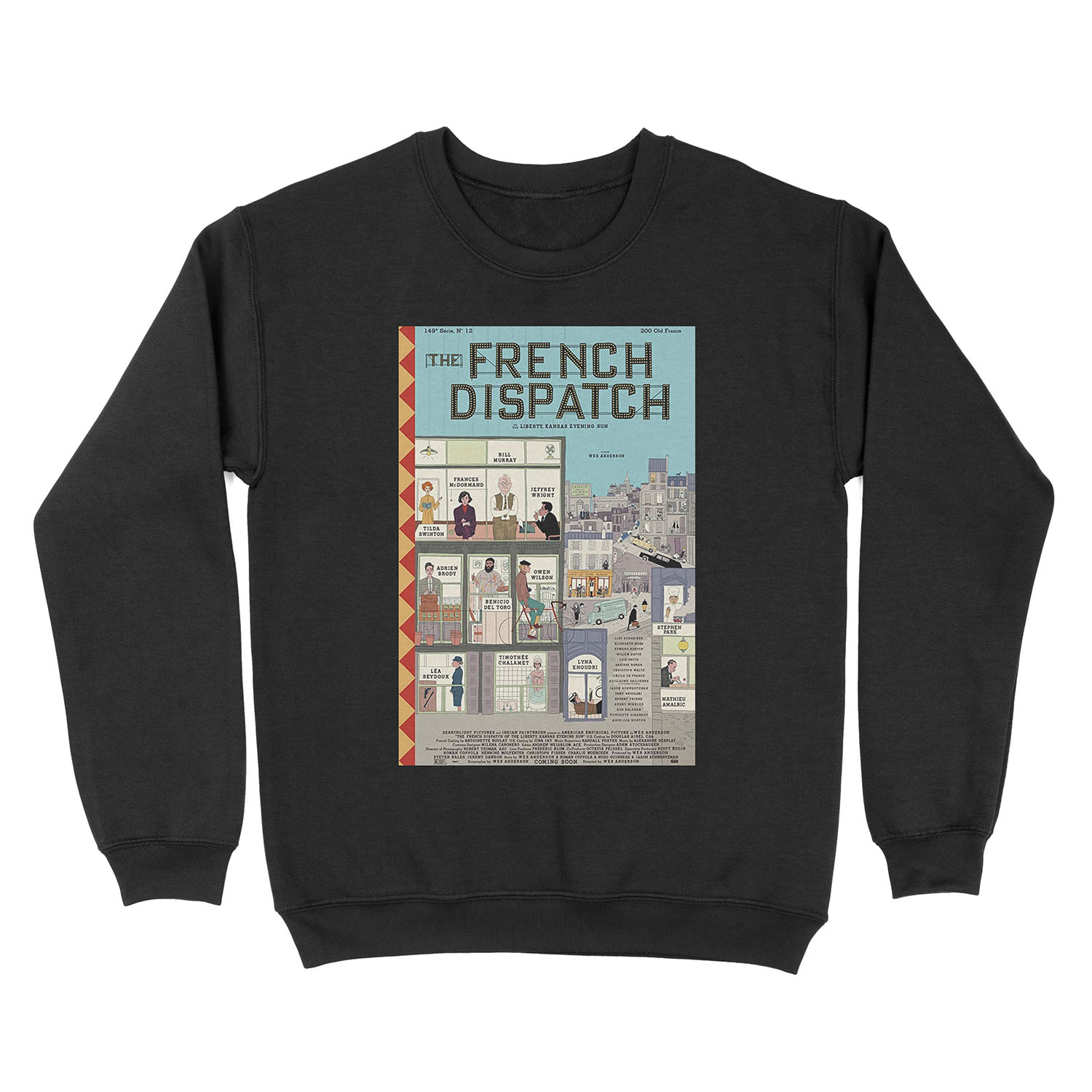The French Dispatch (2020) Unisex Crewneck Sweatshirt