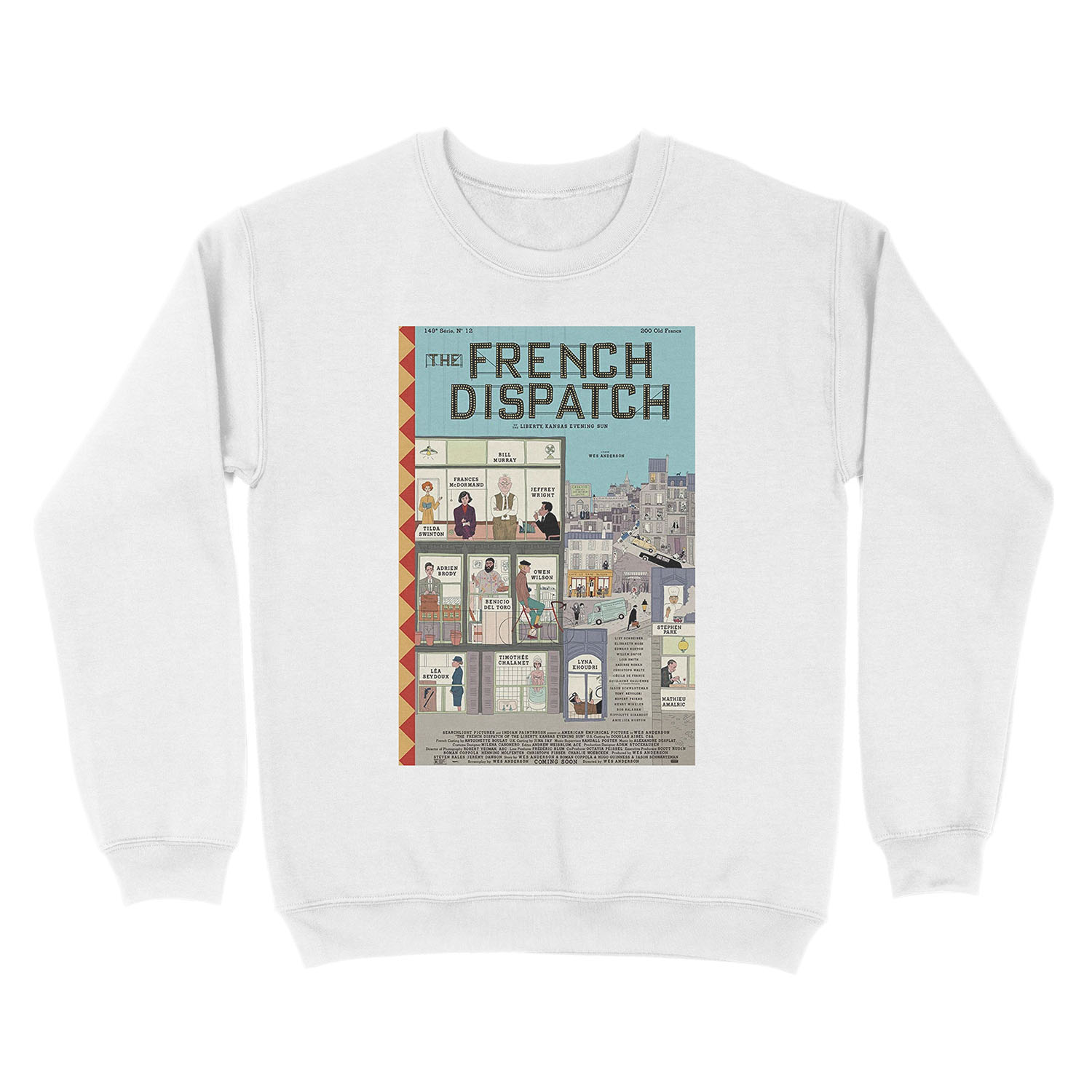 The French Dispatch (2020) Unisex Crewneck Sweatshirt - Image 2