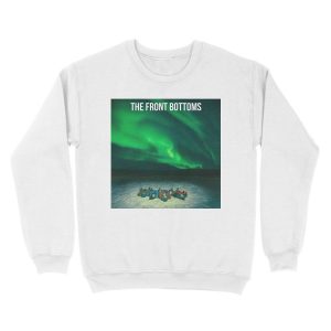 Alternative view of the front bottoms aurora Unisex Crewneck Sweatshirt