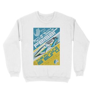 Alternative view of The Future Is Euro Unisex Crewneck Sweatshirt