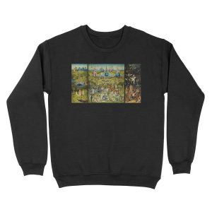 The Garden of Earthly Delights by Hieronymus Bosch (1480-1505) Unisex Crewneck Sweatshirt