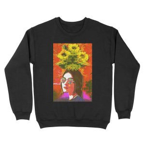 The Girl with Kaleidoscope Eyes Unisex Crewneck Sweatshirt