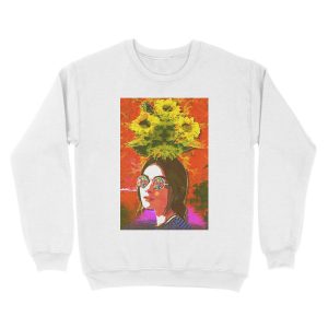 Alternative view of The Girl with Kaleidoscope Eyes Unisex Crewneck Sweatshirt
