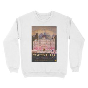 Alternative view of The Grand Budapest Hotel Japanese Film Unisex Crewneck Sweatshirt