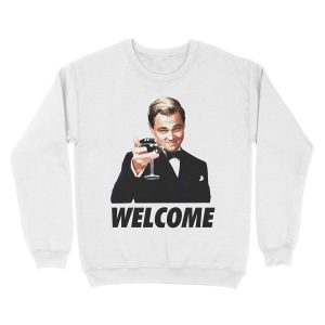 Alternative view of The Great Gatsby Leonardo Di Caprio Unisex Crewneck Sweatshirt