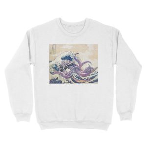 Alternative view of The Great Ultros Off Kanagawa Unisex Crewneck Sweatshirt