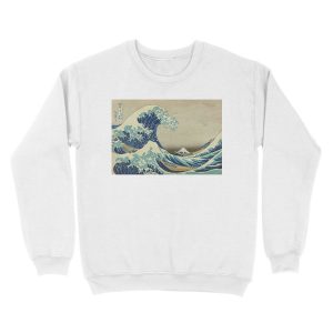 Alternative view of The Great Wave Off Kanagawa Unisex Crewneck Sweatshirt